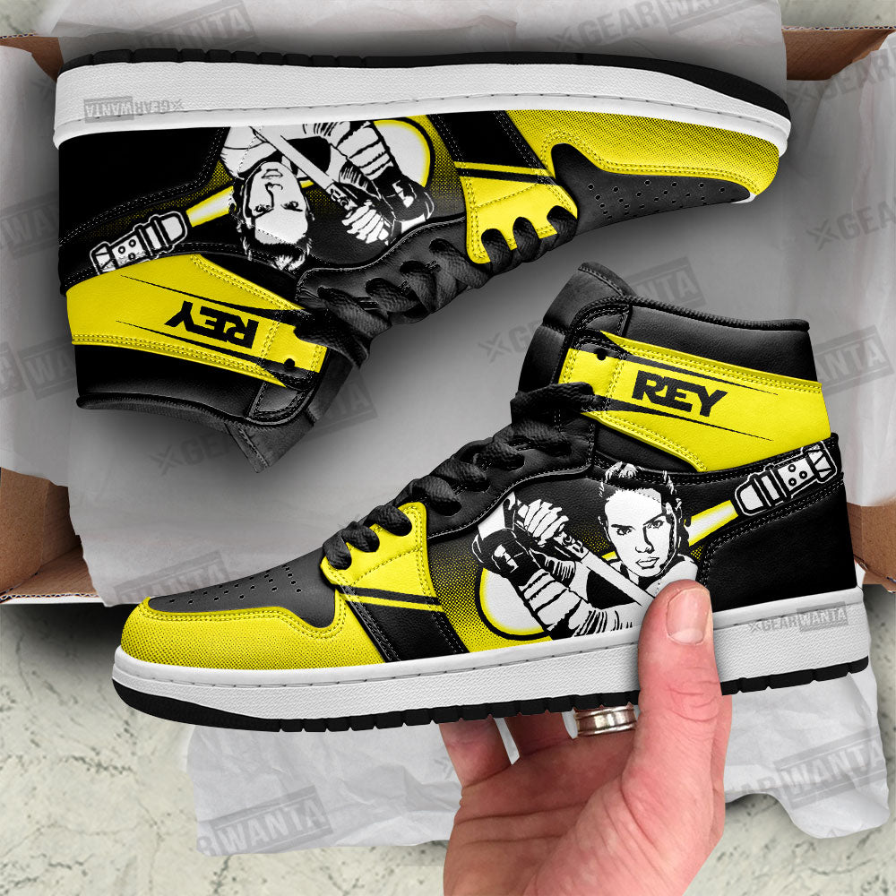Rey Star Wars JD Sneakers Shoes For Fans Sneakers, Air Jordan Hightop