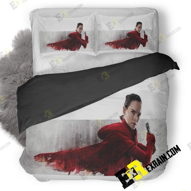 Rey Star Wars The Last Jedi 10K 0L 3D Customized Duvet Cover Bedding Set