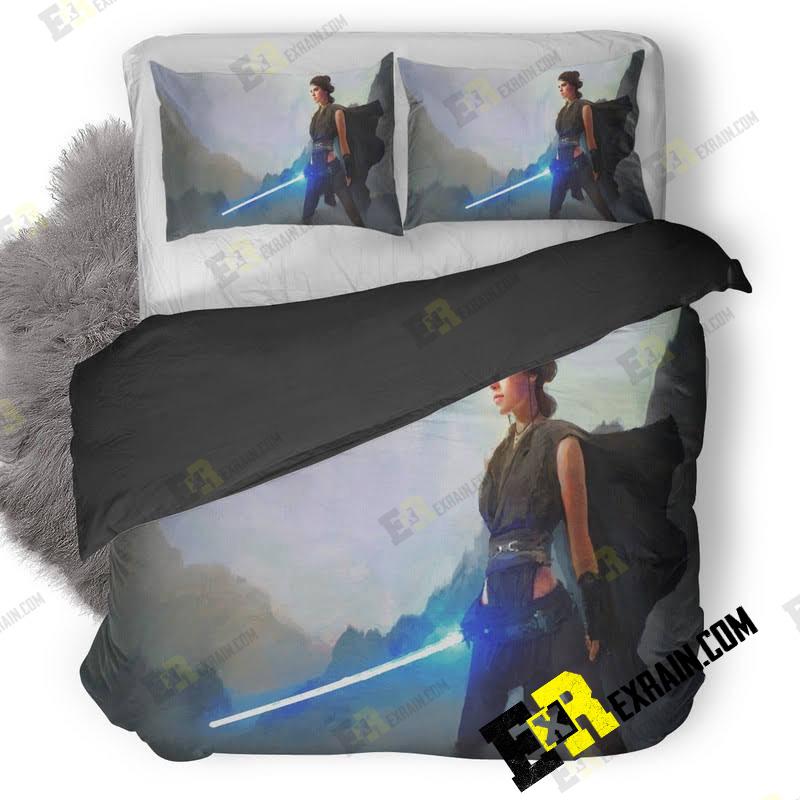 Rey Star Wars The Last Jedi Art 3D Customized Duvet Cover Bedding Set