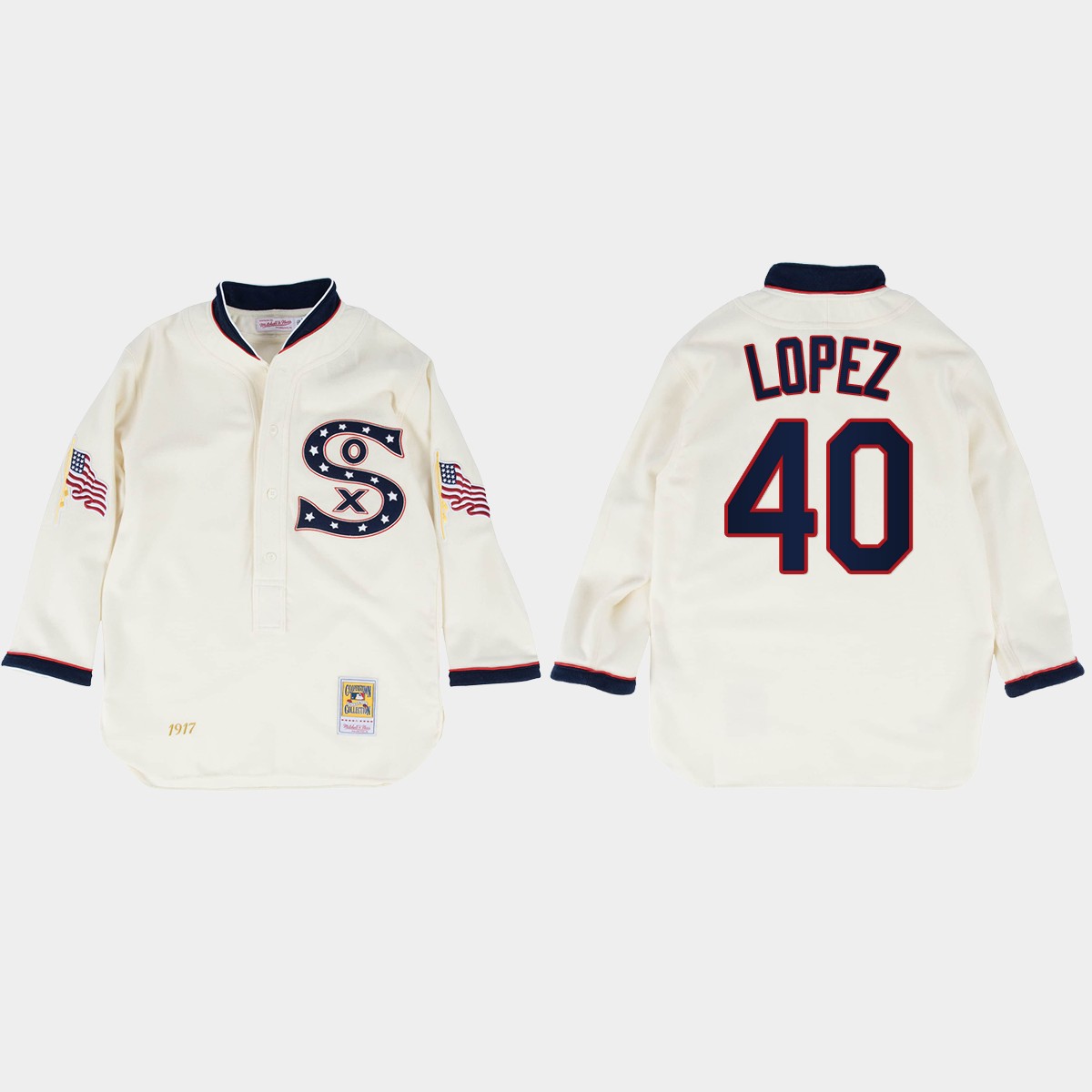 Reynaldo Lopez Chicago White Sox 1917 Jersey - White