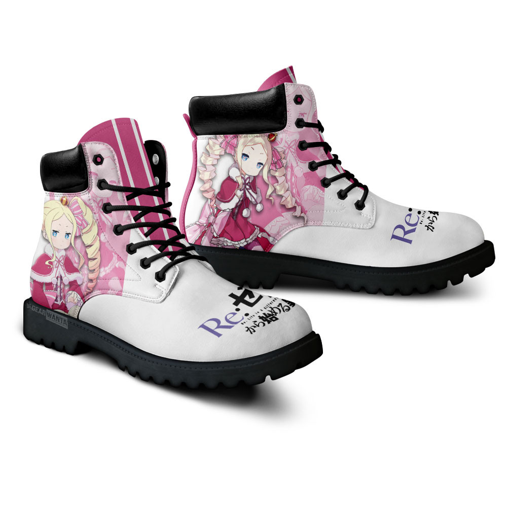 Re:Zero Beatrice Boots Anime Custom Shoes