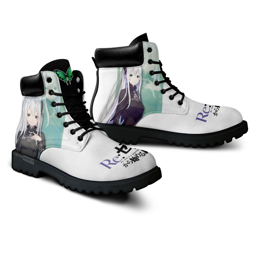 Re:Zero Echidna Boots Anime Custom Shoes