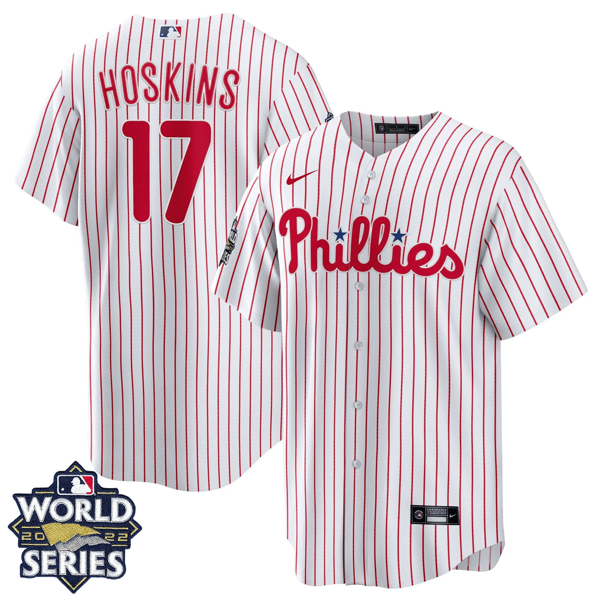 Rhys Hoskins Youth's Philadelphia Phillies Gold 2022 World Series Cool Home Jersey - All Stitched