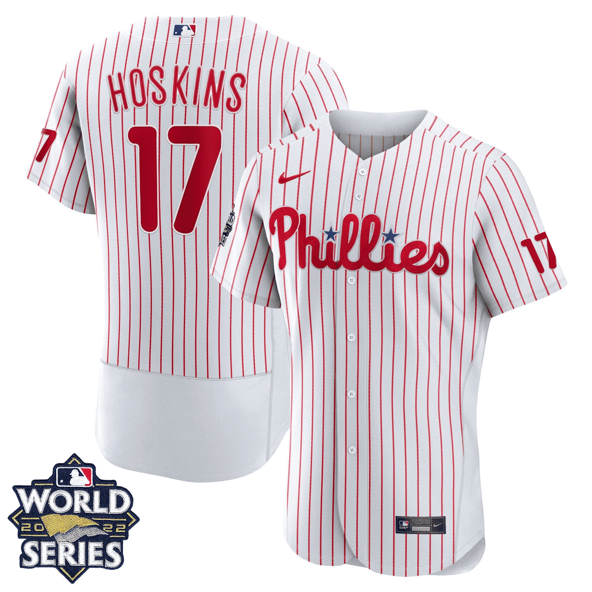 Rhys Hoskins Youth's Philadelphia Phillies Gold 2022 World Series Limited Flex Home Jersey - All Stitched