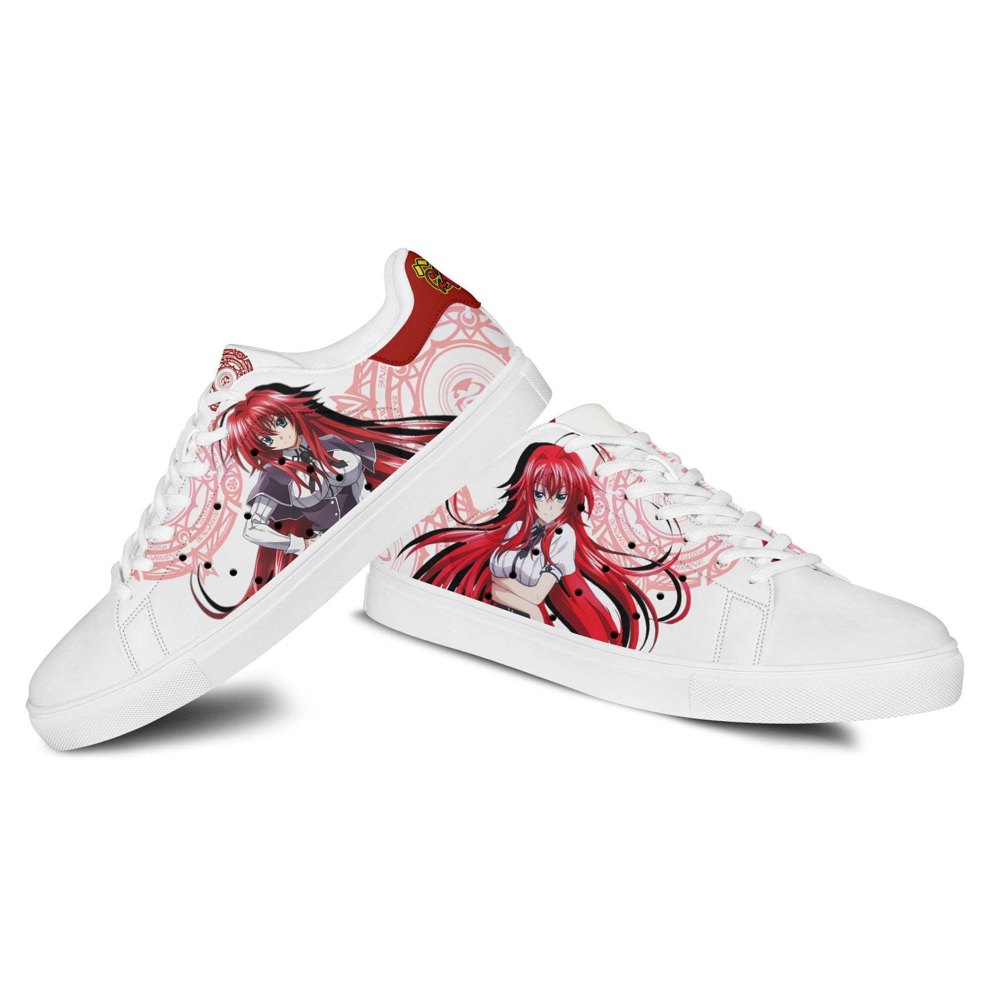 Rias Gremory Skate Sneakers Custom Anime High School DxD Shoes