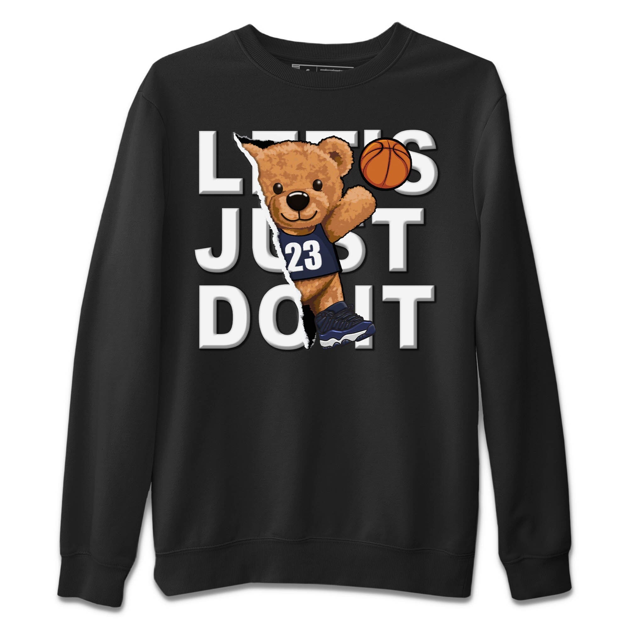 Rib Out Bear Unisex Sweater – Air Jordan 11 Midnight Navy, Sneakers Matching Sweater