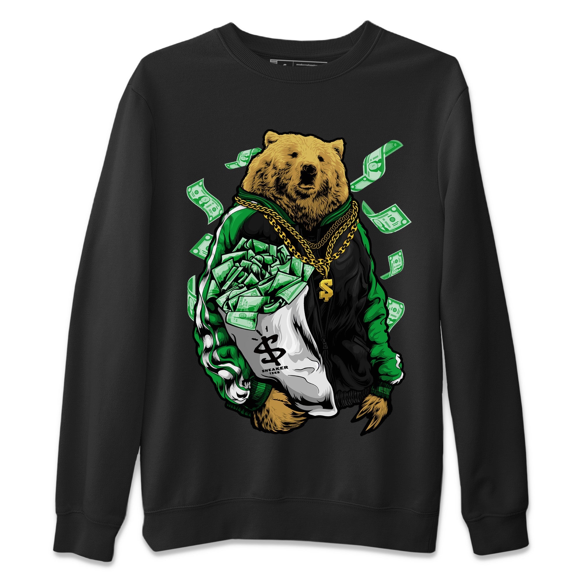 Rich Bear Unisex Sweater – Air Jordan 1 Celtics, Sneakers Matching Sweater