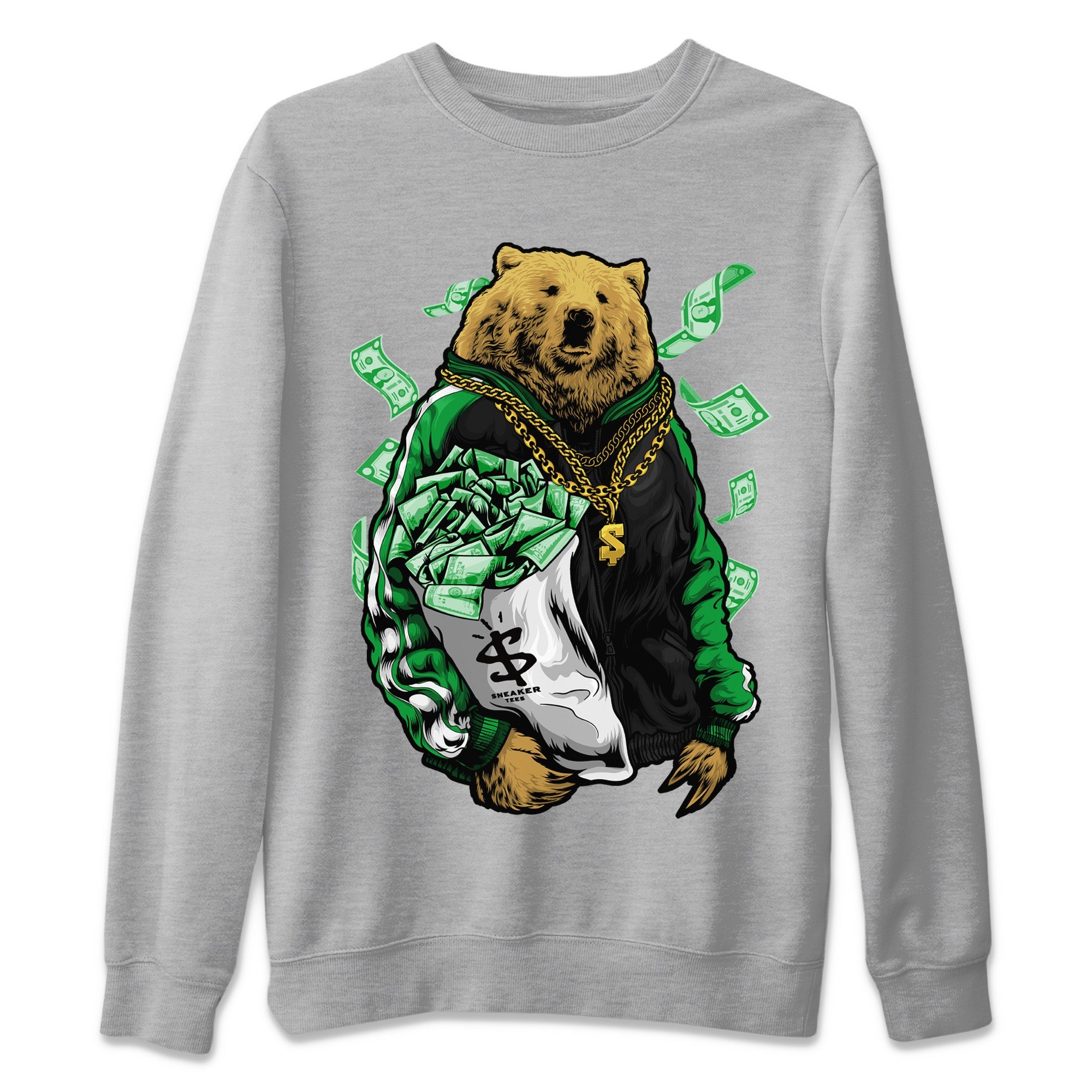 Rich Bear Unisex Sweater – Air Jordan 1 Celtics, Sneakers Matching Sweater