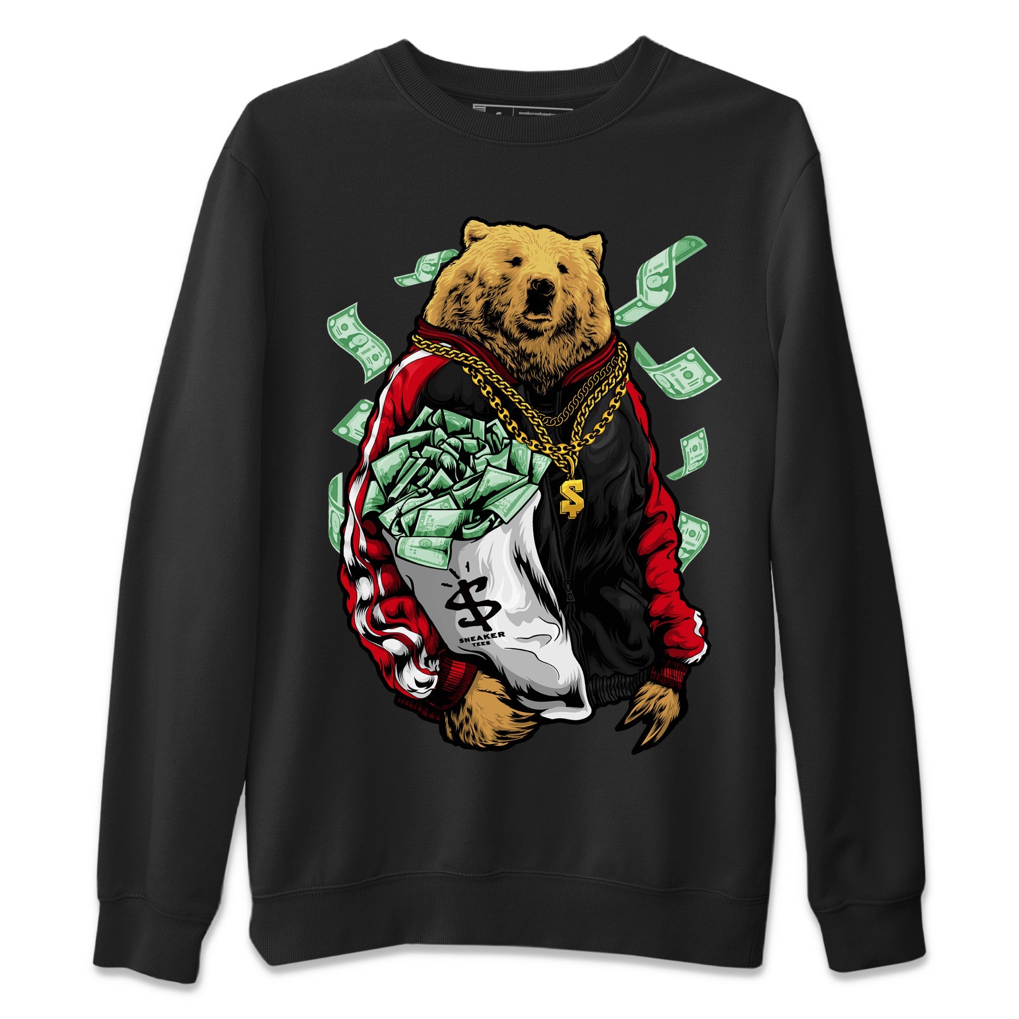 Rich Bear Unisex Sweater – Air Jordan 6 Toro Bravo, Sneakers Matching Sweater