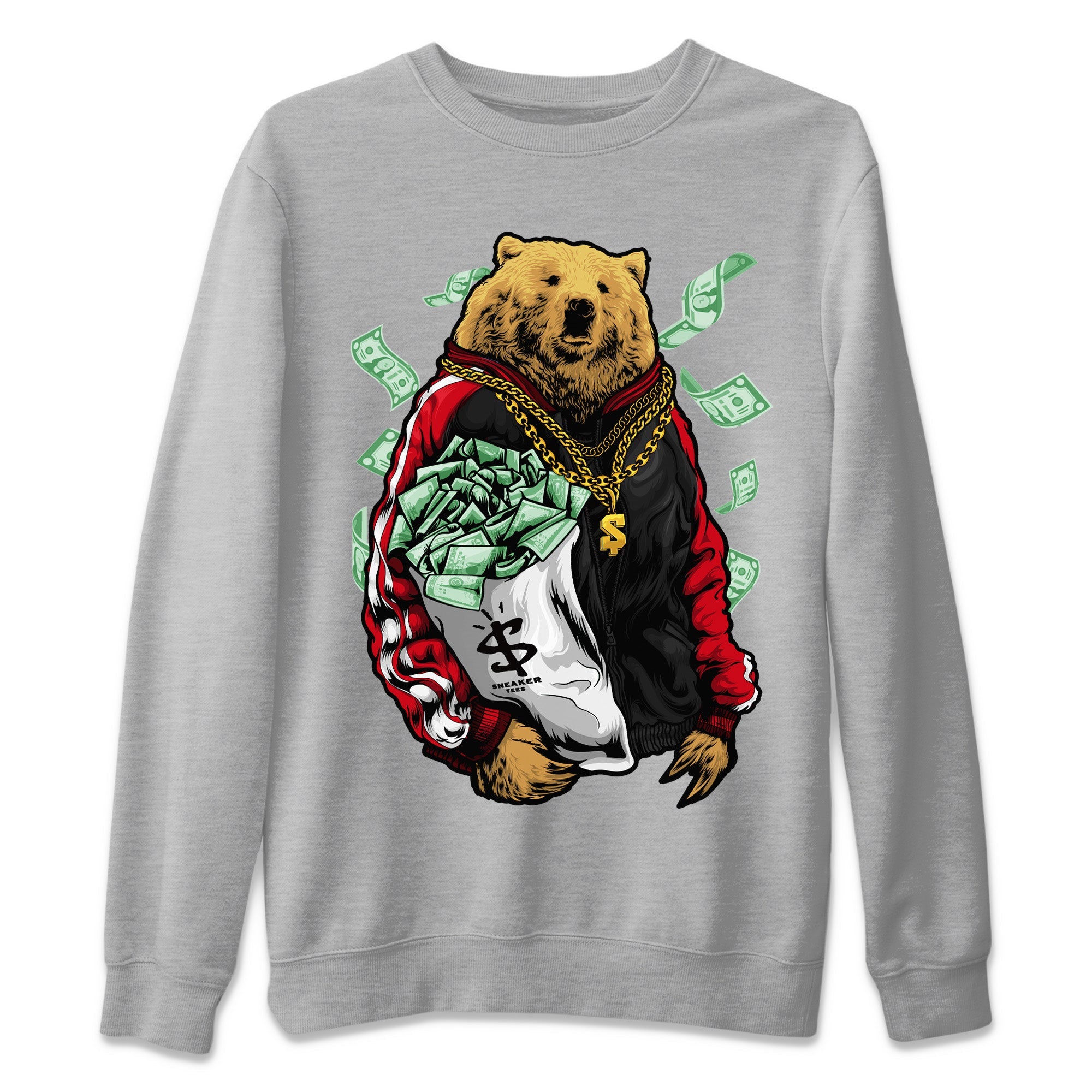 Rich Bear Unisex Sweater – Air Jordan 6 Toro Bravo, Sneakers Matching Sweater