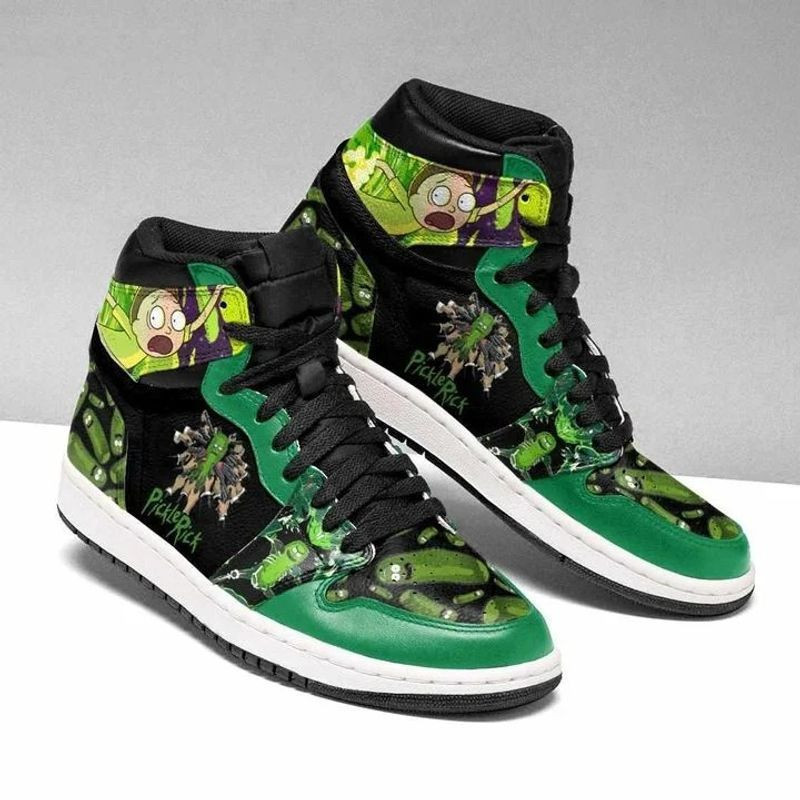 Rick And Morty 10 High Top Air Jordan Sneaker, Air Jordan Hightop