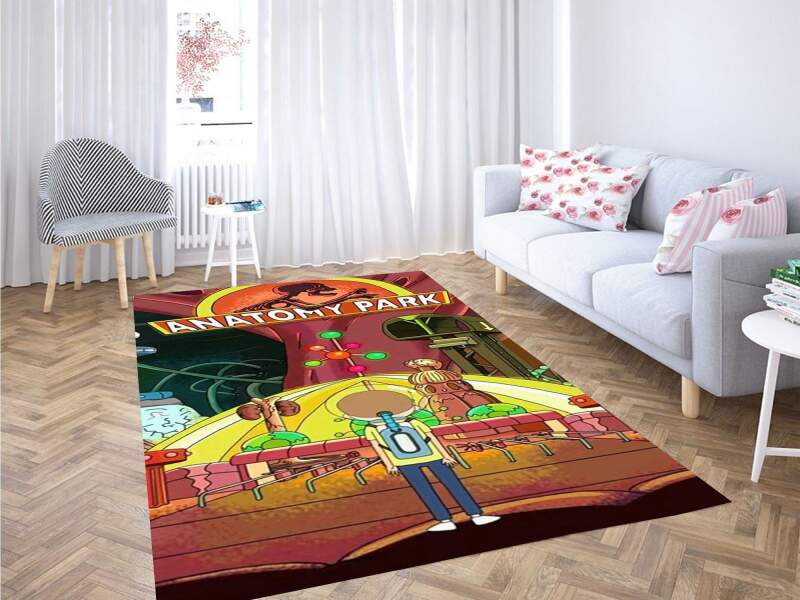 Rick And Morty Anatomy Park Carpet Rectangle Rug