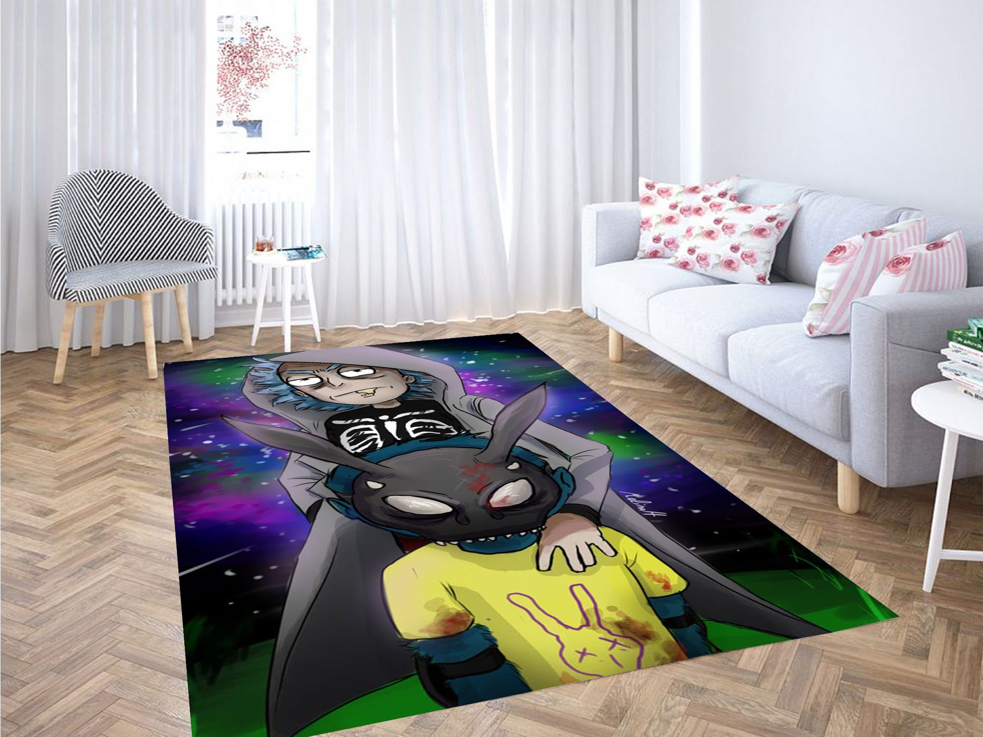 Rick And Morty Carpet Rectangle Rug