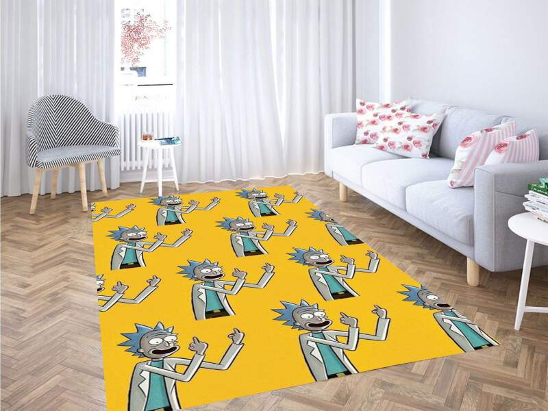 Rick And Morty Comic Carpet Rectangle Rug