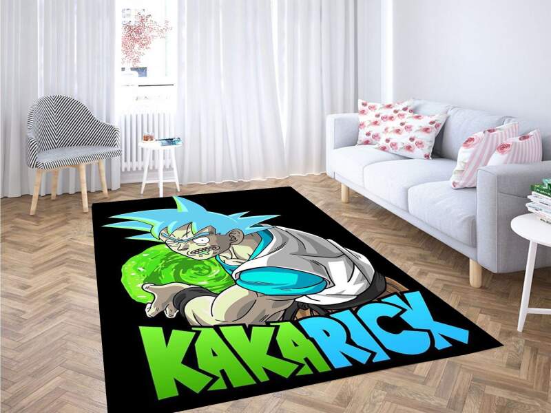 Rick And Morty Dragon Ball Z Carpet Rectangle Rug