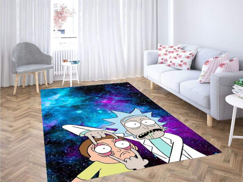 Rick And Morty Wallpaper Phone Carpet Rectangle Rug