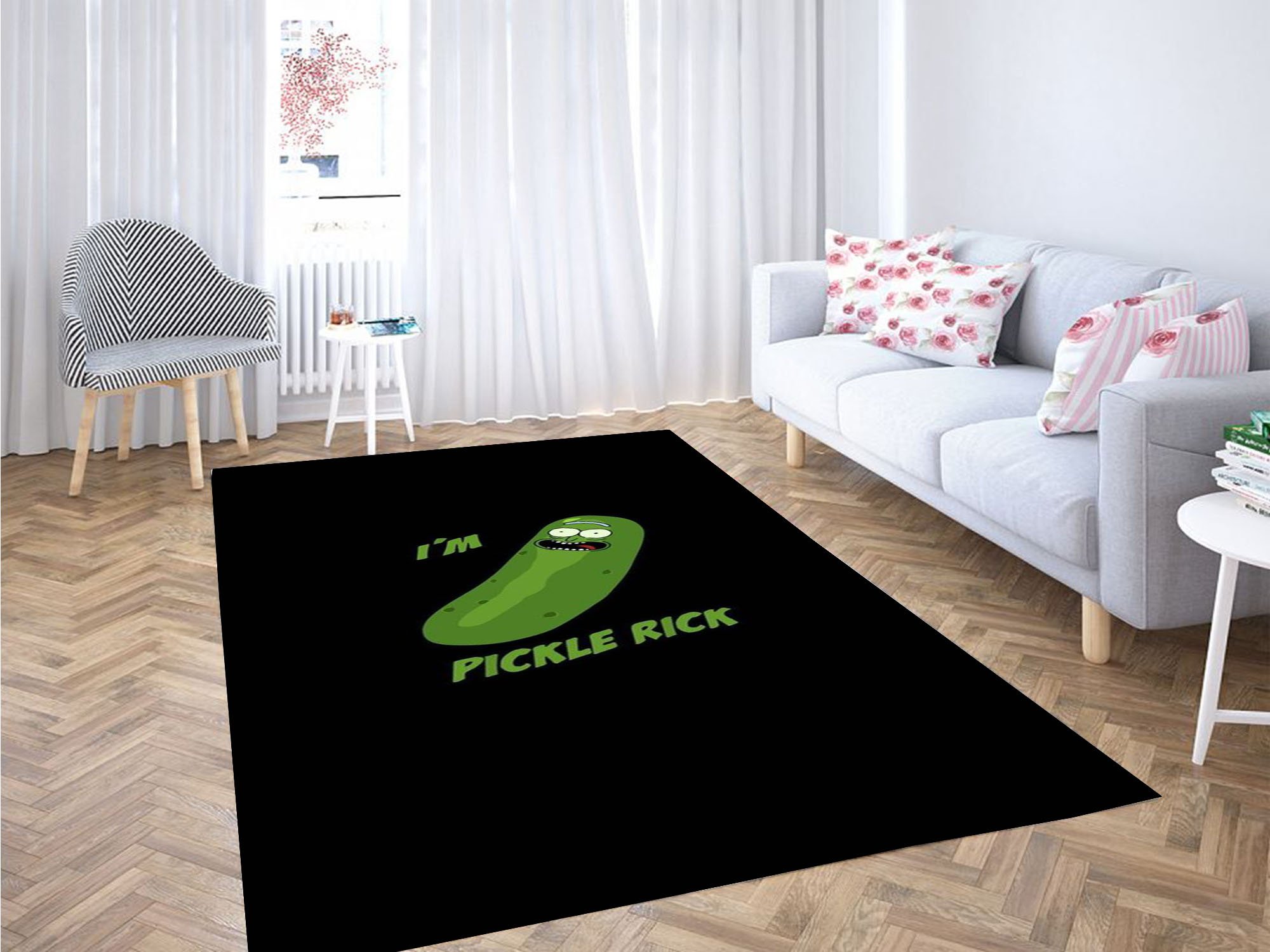 Rick And Morty Zedge Backgrounds Carpet Rectangle Rug