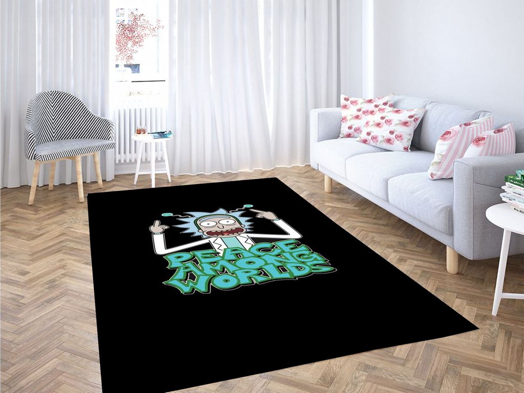Rick Peace Wallpaper Living Room Modern Carpet Rectangle Rug