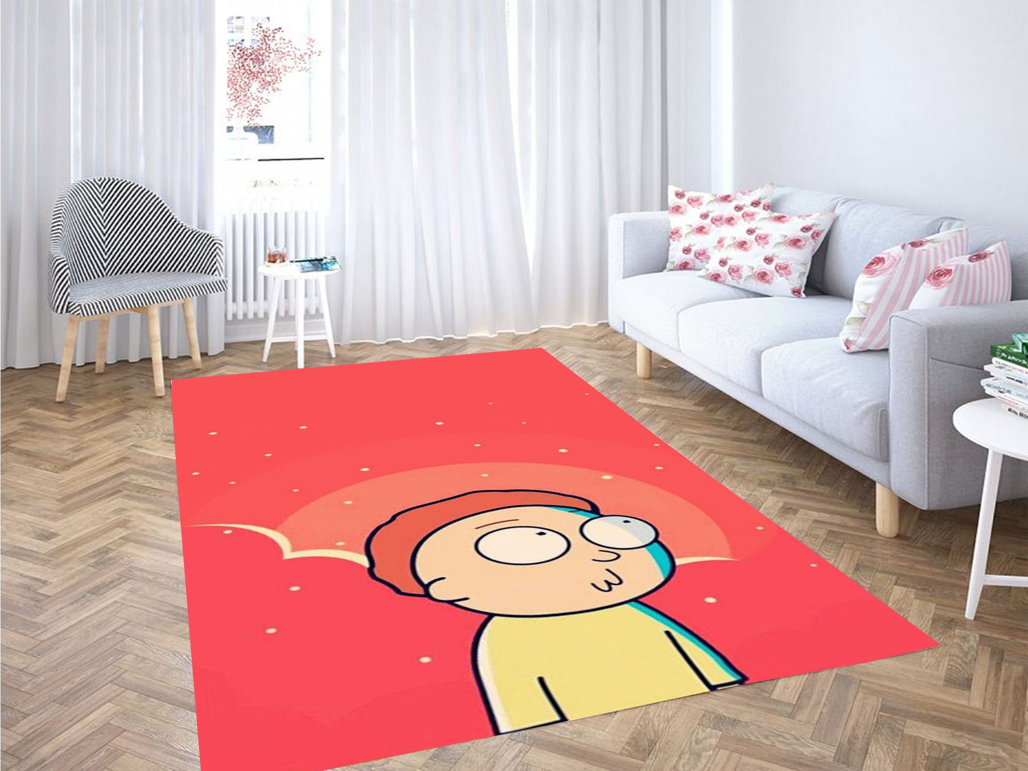 Rick Sanchez Wallpaper Carpet Rectangle Rug