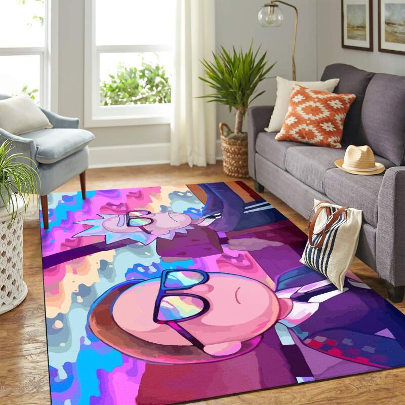 Rick Y Morty Carpet Floor Area Rectangle Rug