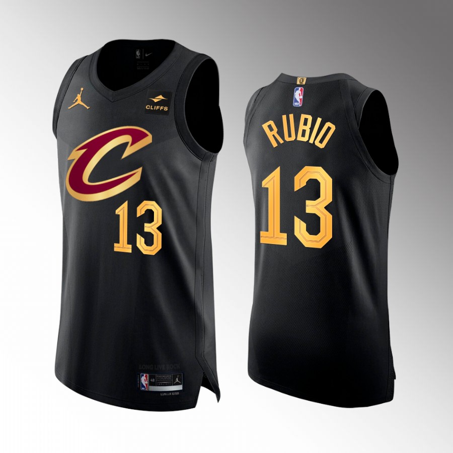 Ricky Rubio 2022-23 Cavaliers #13 Statement Edition Jersey Black