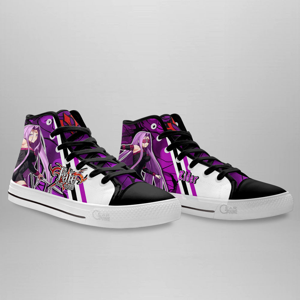 Rider High Top Shoes Custom Fate Stay Night Sneakers