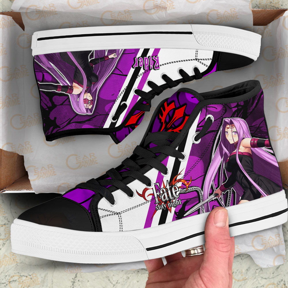 Rider High Top Shoes Custom Fate Stay Night Sneakers