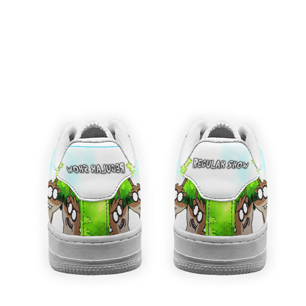 Rigby Air Sneakers Custom Regular Show Shoes
