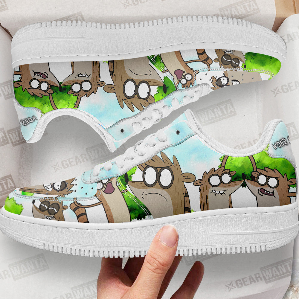 Rigby Air Sneakers Custom Regular Show Shoes