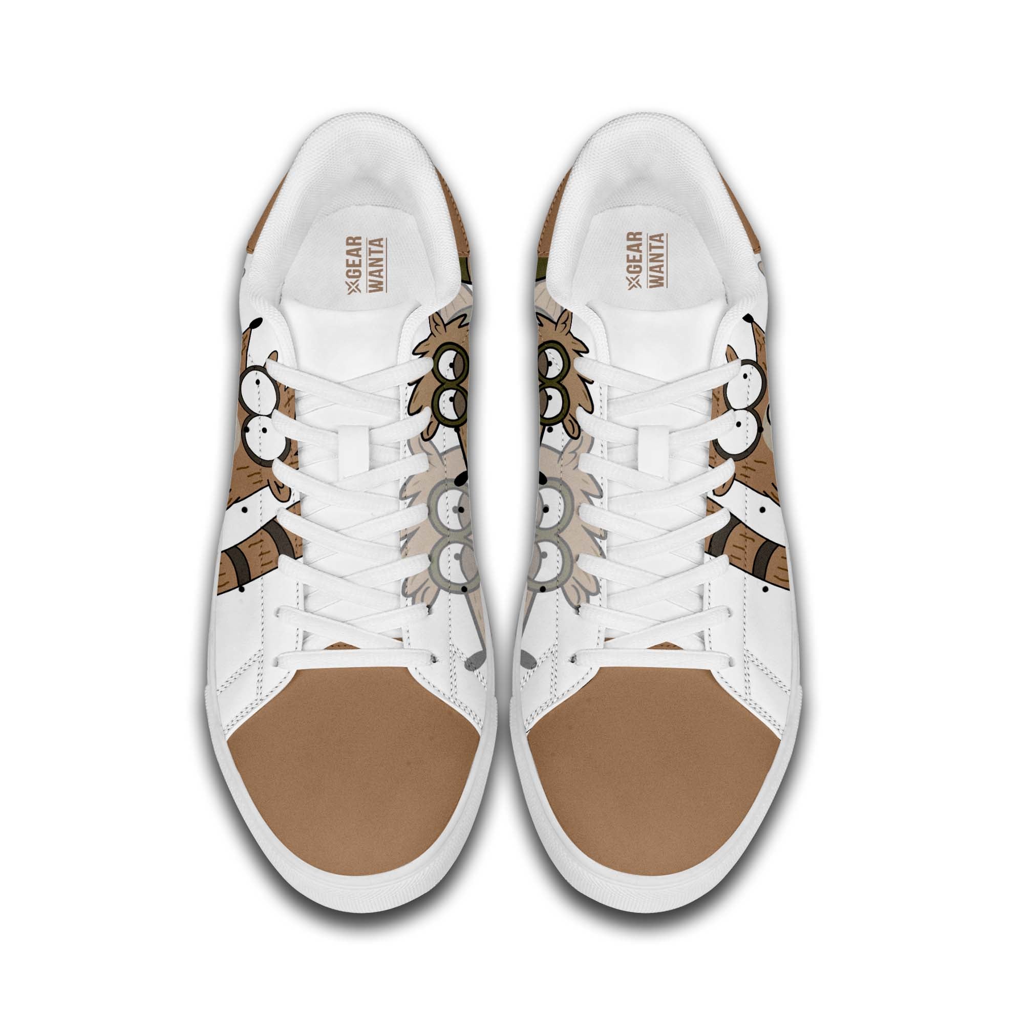 Rigby Skate Shoes Custom Regular Show Cartoon Sneakers