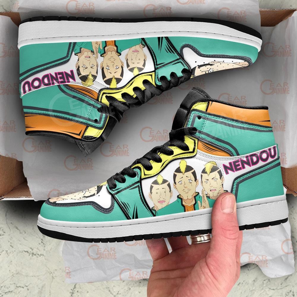 Riki Nendou JD1s Sneakers Anime Saiki K Shoes, Air Jordan Hightop