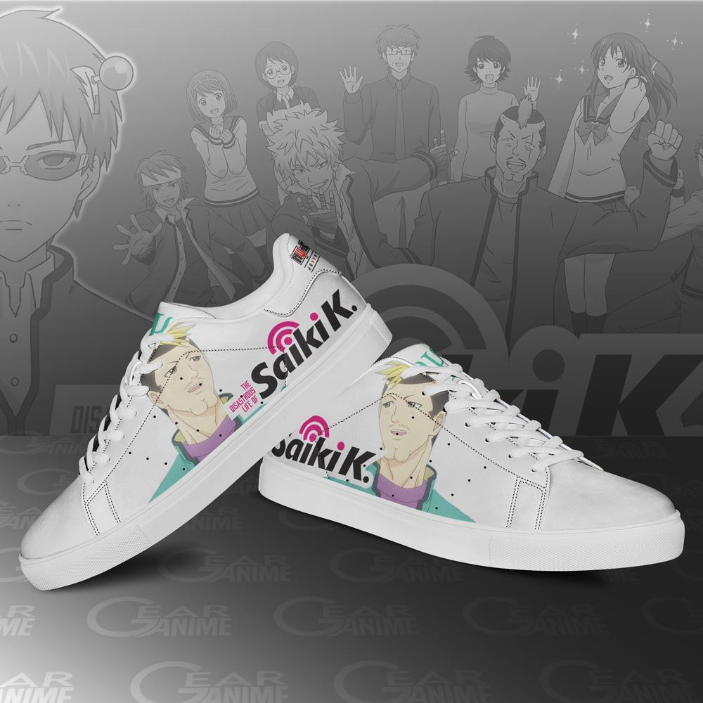 Riki Nendou Skate Shoes The Disastrous Life of Saiki K Anime Shoes