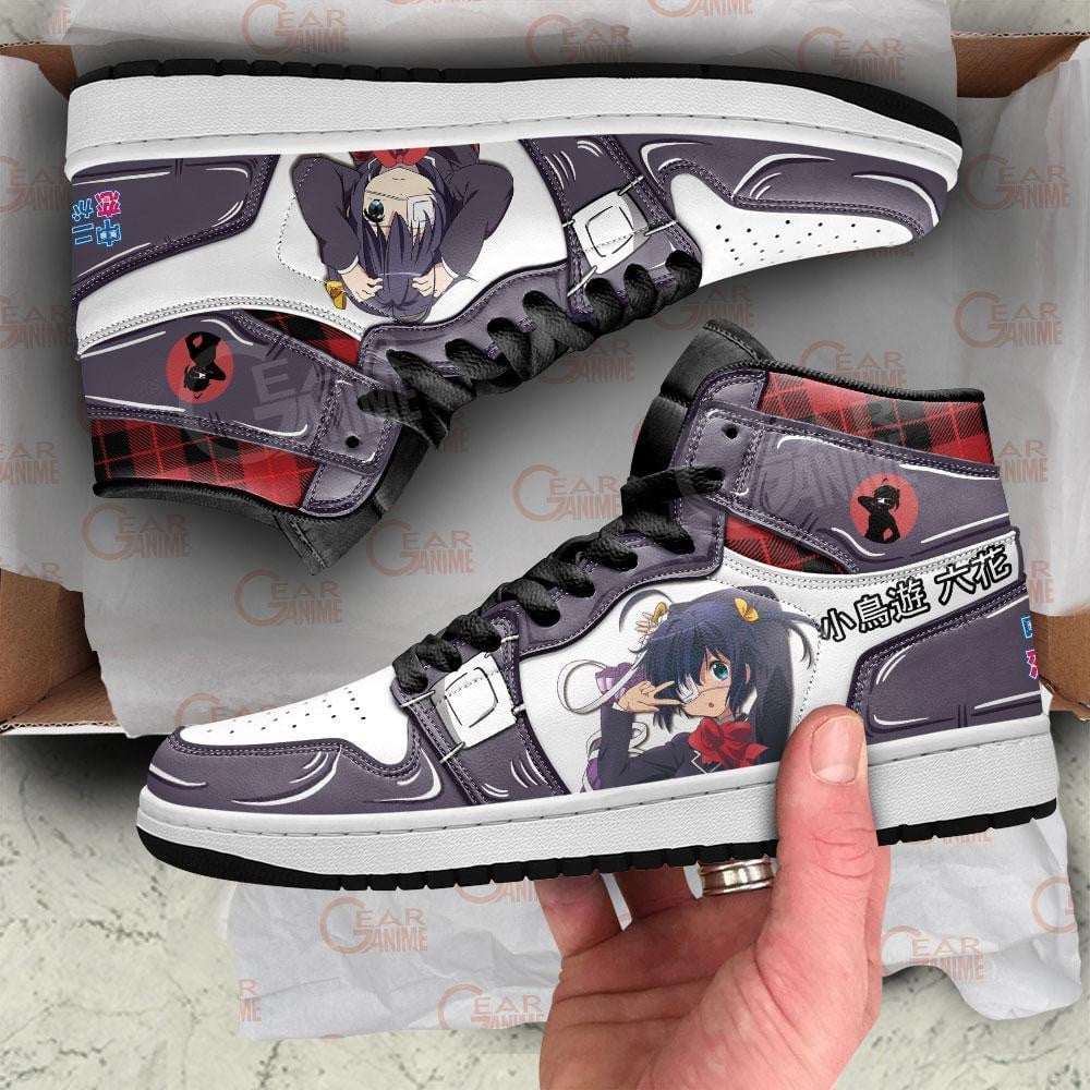 Rikka Takanashi JD1s Sneakers Anime Chuunibyou demo Koi ga Shitai Shoes, Air Jordan Hightop