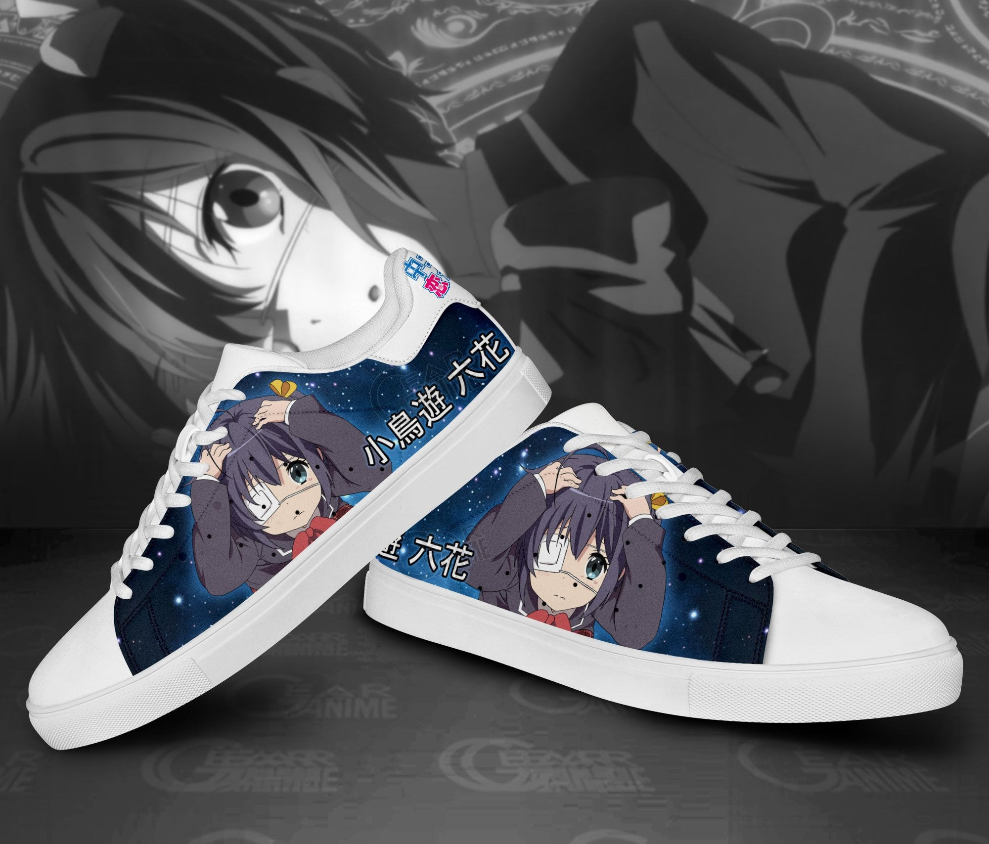 Rikka Takanashi Skate Shoes Custom Anime Shoes
