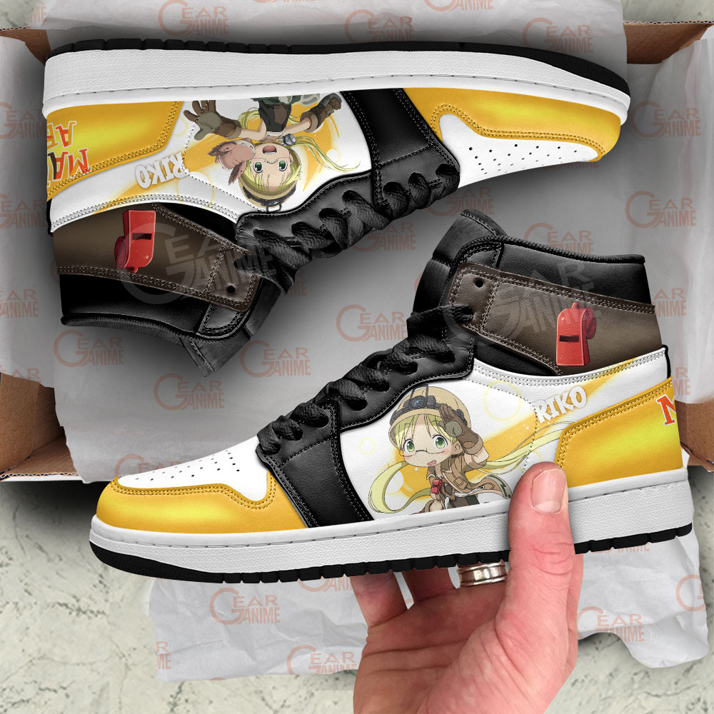 Riko JD1s Sneakers Made In Abyss Anime Shoes For Otaku, Air Jordan Hightop