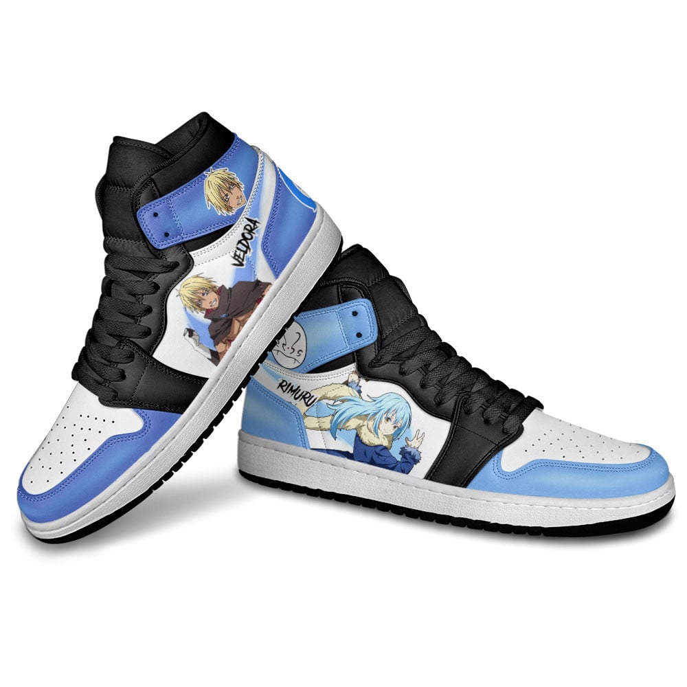 Rimuru Tempest and Veldora JD1s Sneakers Reincarnated as a Slime Anime Shoes, Air Jordan Hightop