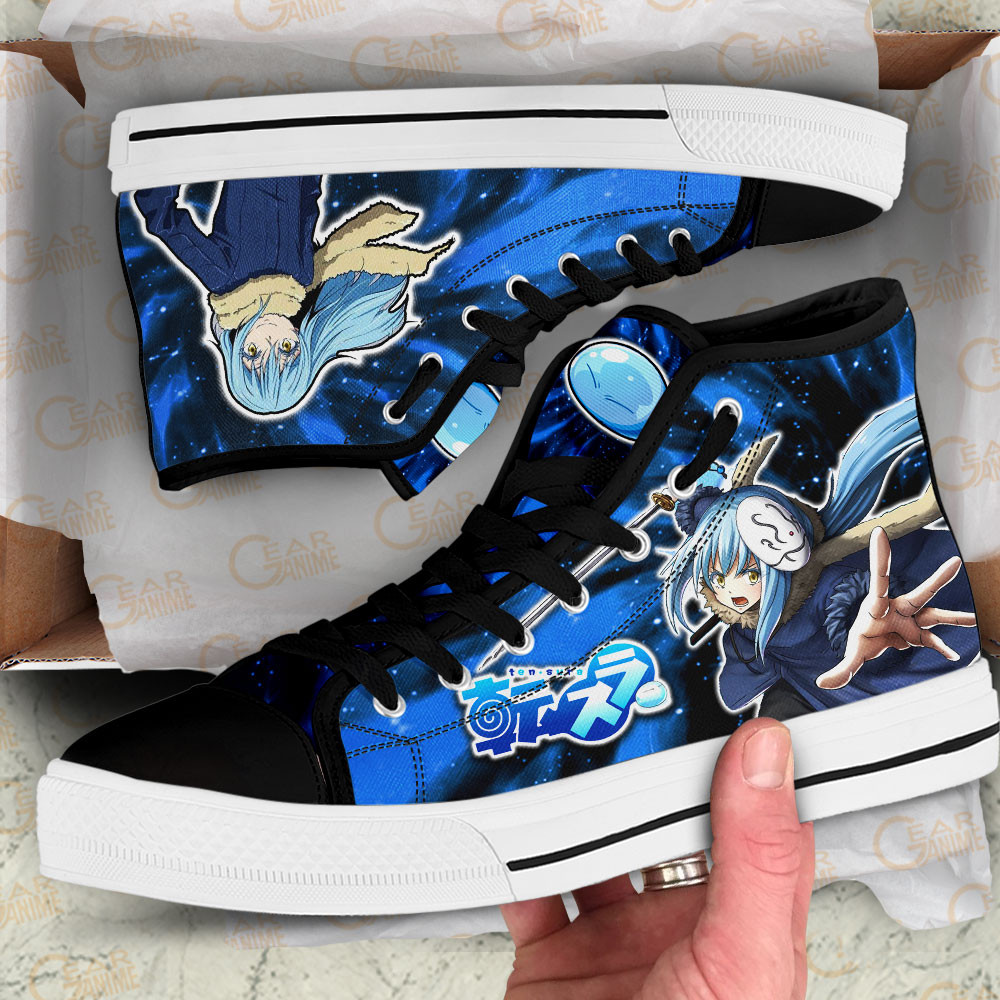 Rimuru Tempest High Top Shoes Reincarnated as a Slime Anime Sneakers