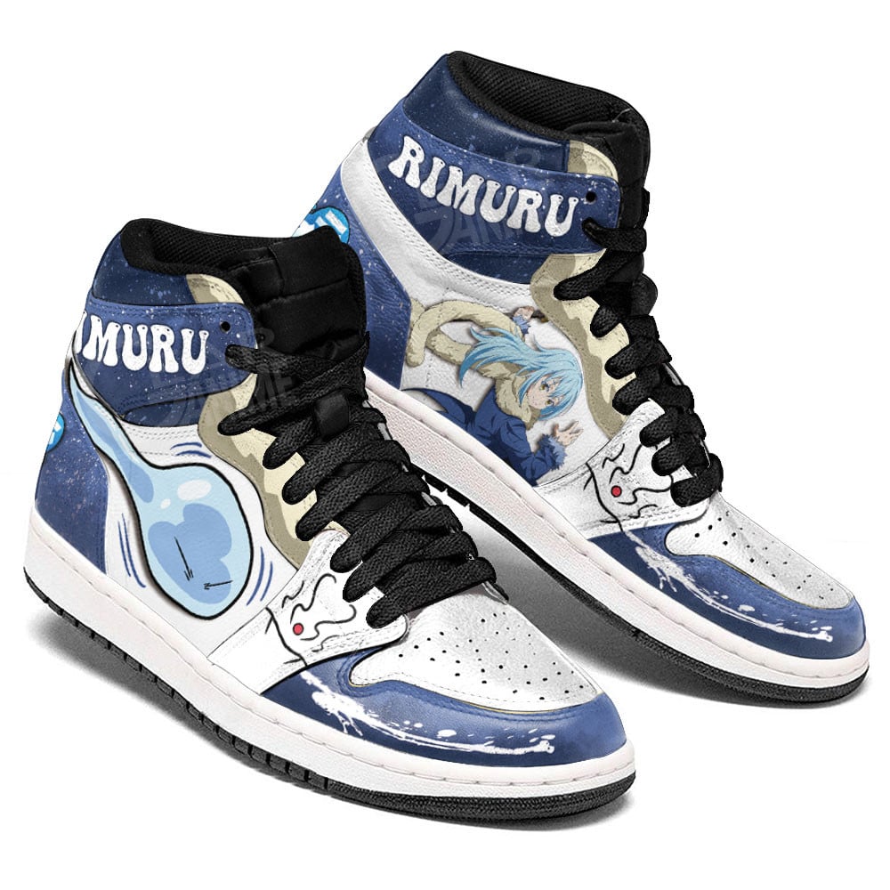 Rimuru Tempest JD1s Sneakers Reincarnated as a Slime Anime Shoes, Air Jordan Hightop