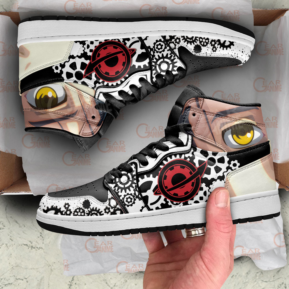 Rintarou Okabe JD1s Sneakers Steins Gate Anime Shoes, Air Jordan Hightop