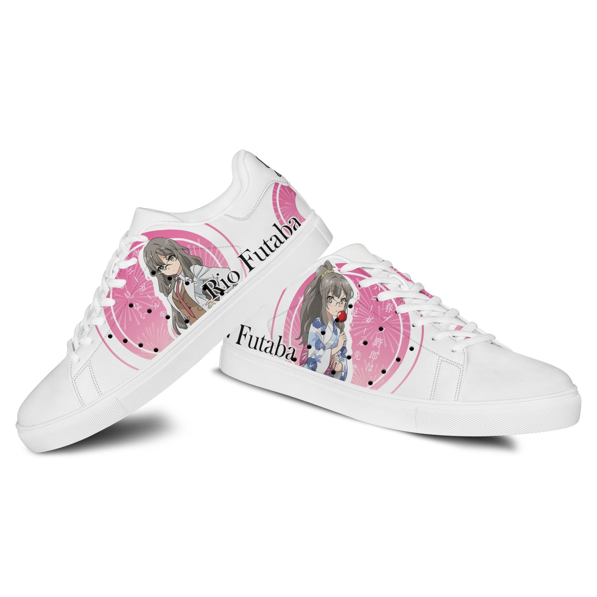 Rio Futaba Skate Sneakers Custom Anime Bunny Girl Senpai Shoes