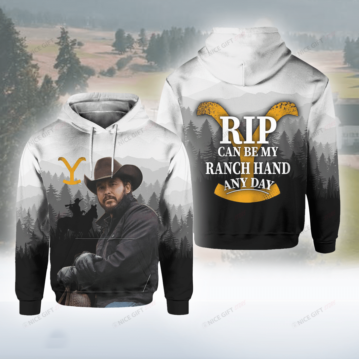 Rip Can Be My Ranch Hand Any Day 3D Hoodie Gift For Fans