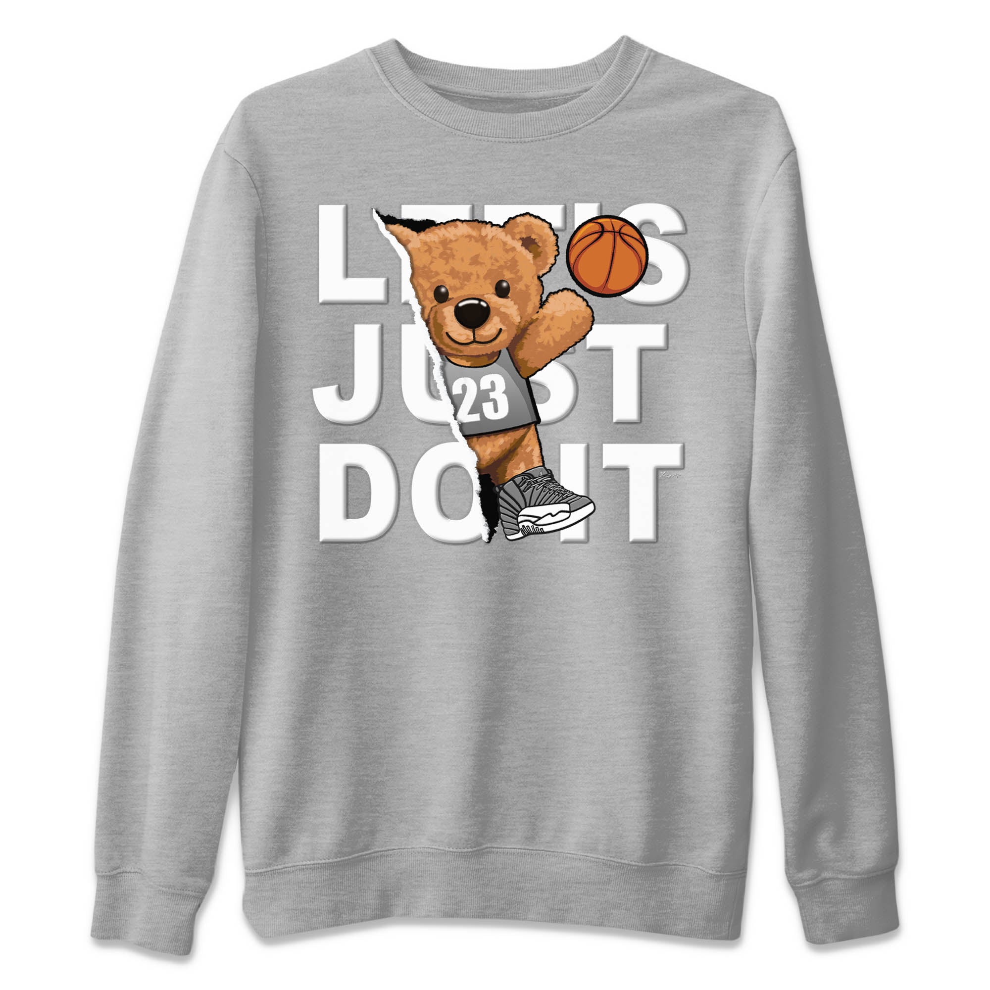 Rip Out Bear Unisex Sweater – Air Jordan 12 Stealth, Sneakers Matching Sweater