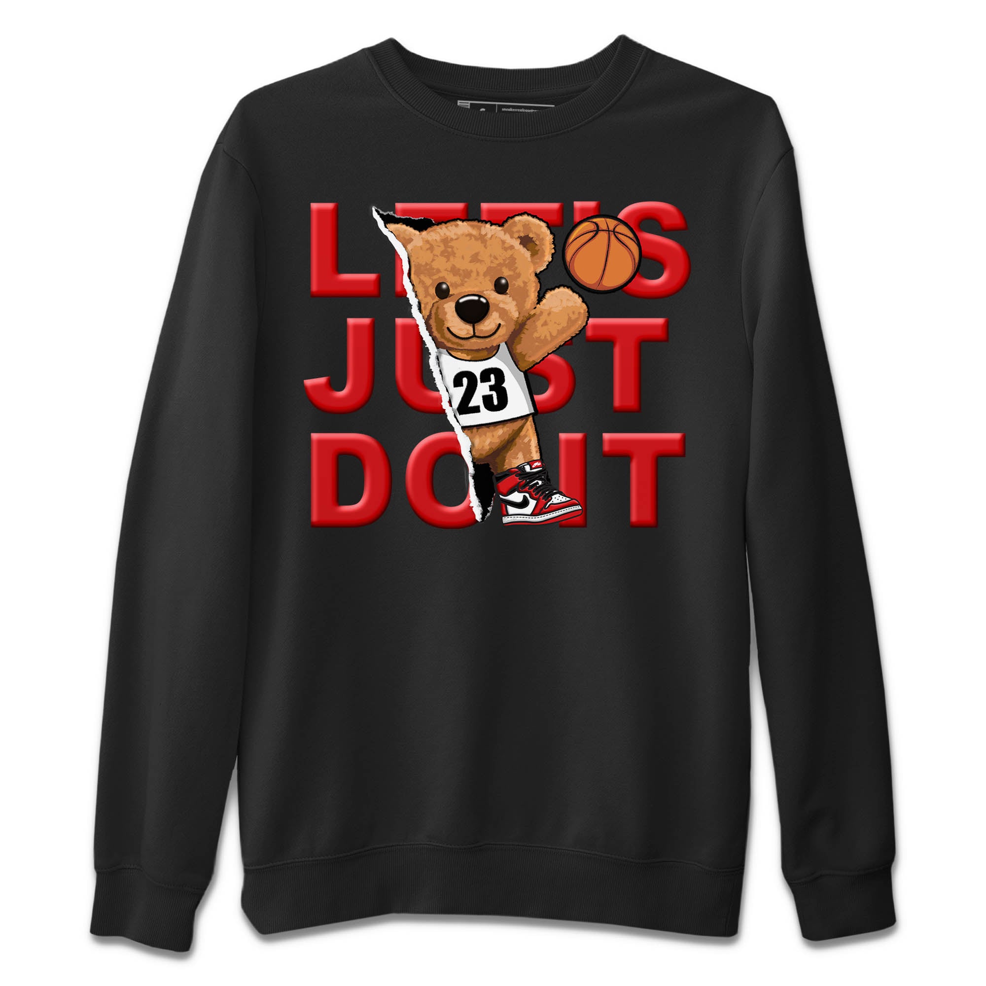 Rip Out Bear Unisex Sweater – Air Jordan 1 lost & found, Sneakers Matching Sweater