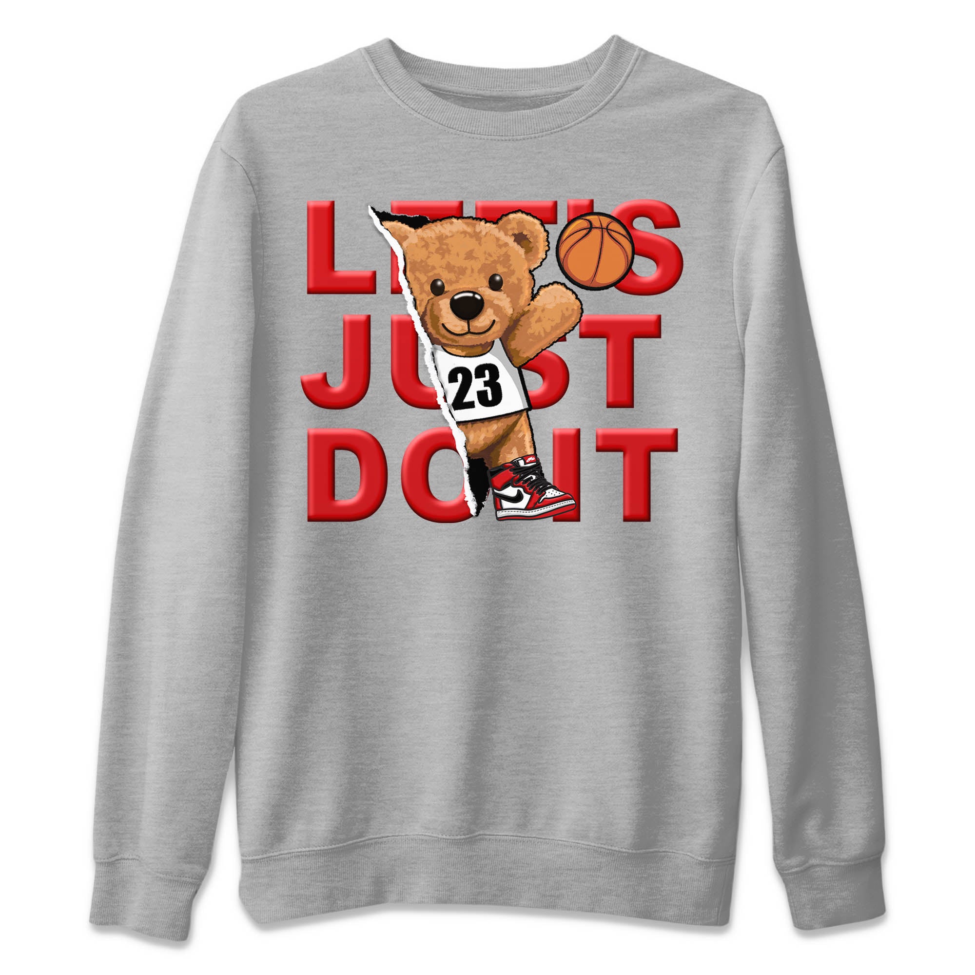 Rip Out Bear Unisex Sweater – Air Jordan 1 lost & found, Sneakers Matching Sweater