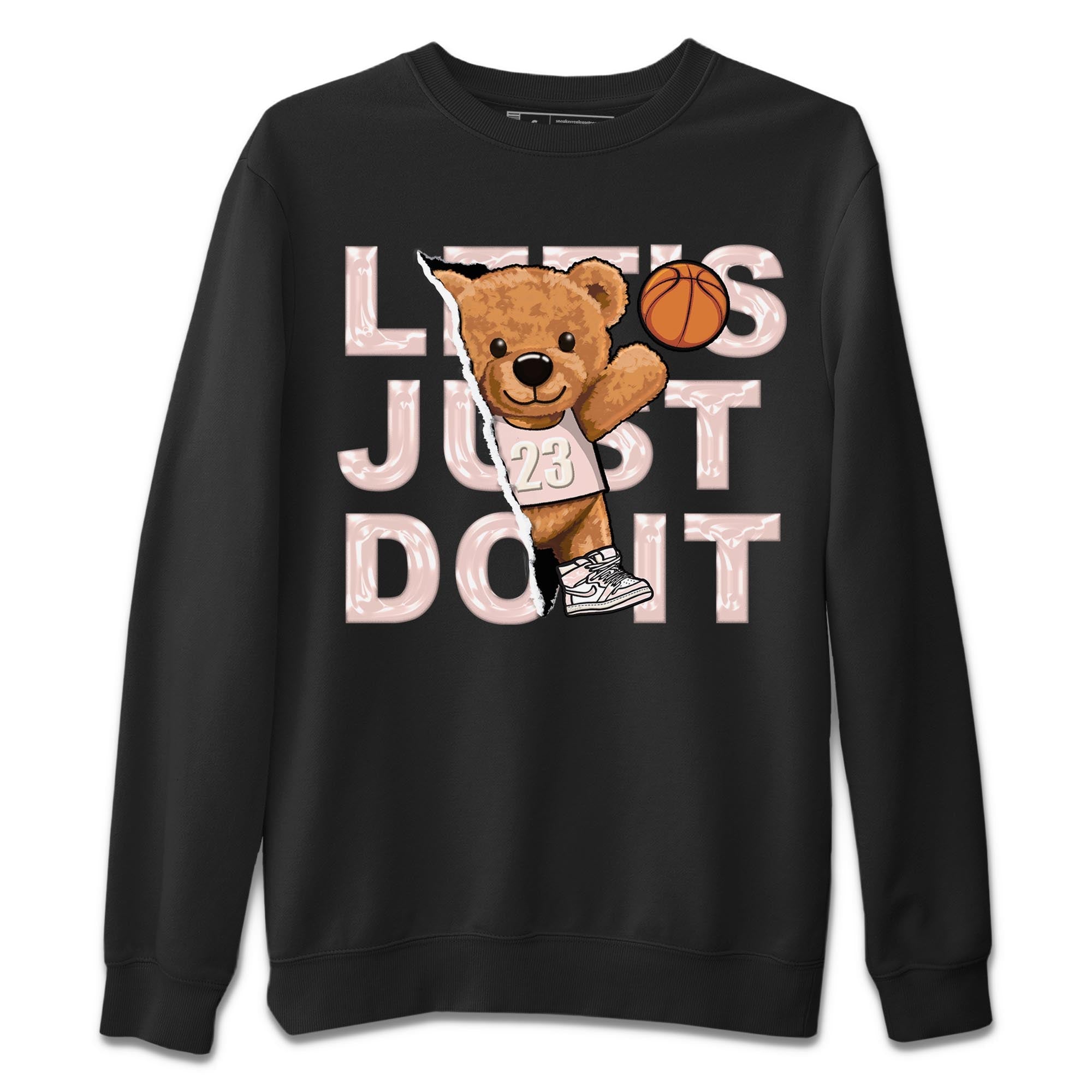 Rip Out Bear Unisex Sweater – Air Jordan 1 Washed Pink, Sneakers Matching Sweater