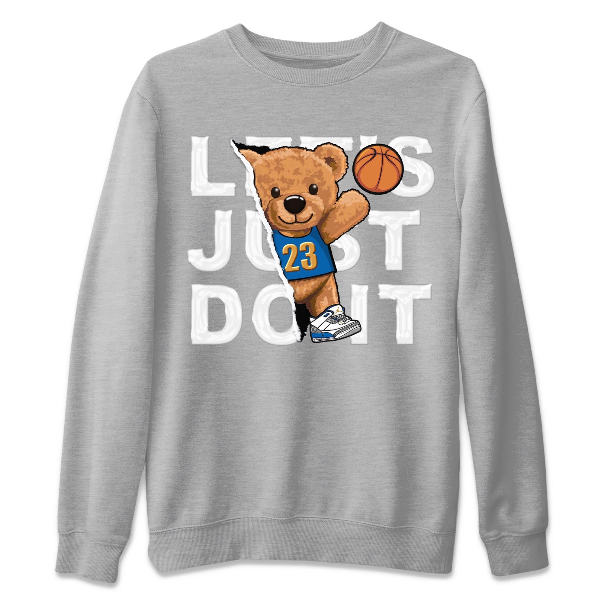 Rip Out Bear Unisex Sweater – Air Jordan 3 Wizards, Sneakers Matching Sweater