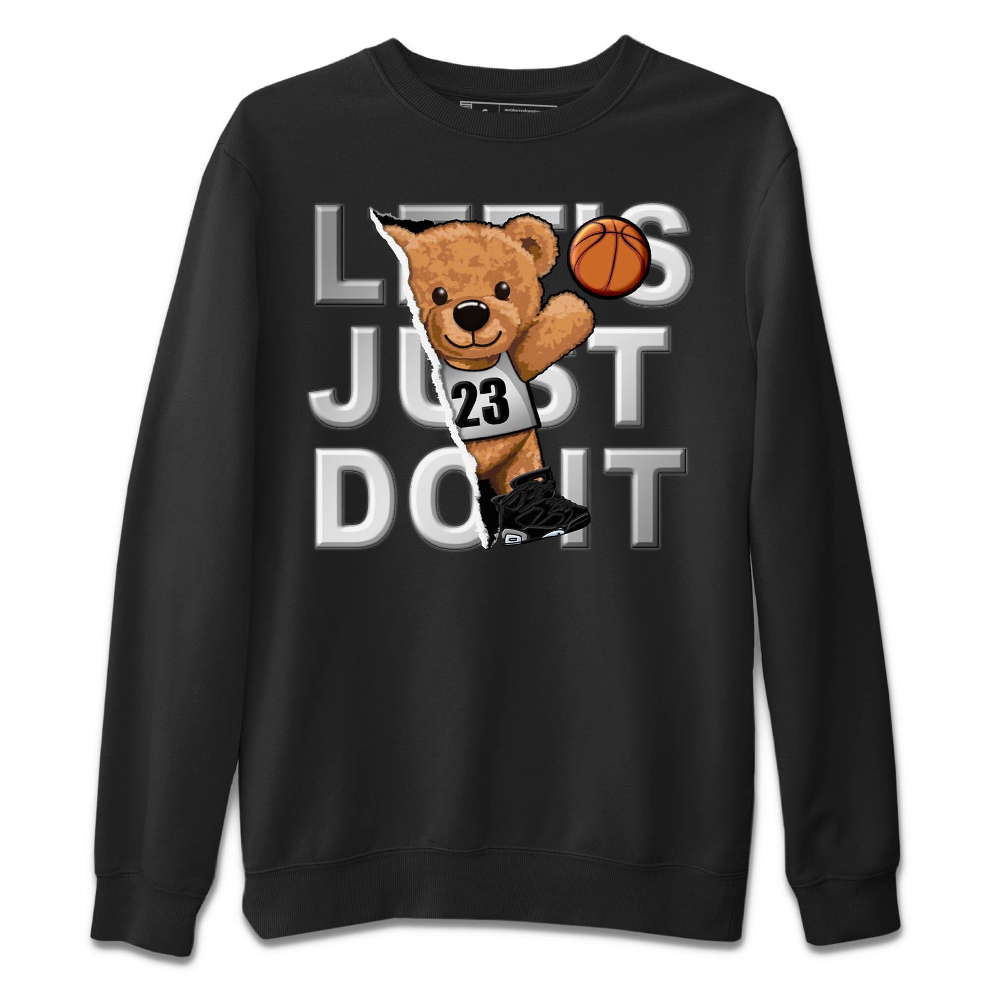 Rip Out bear Unisex Sweater – Air Jordan 6 Chrome, Sneakers Matching Sweater