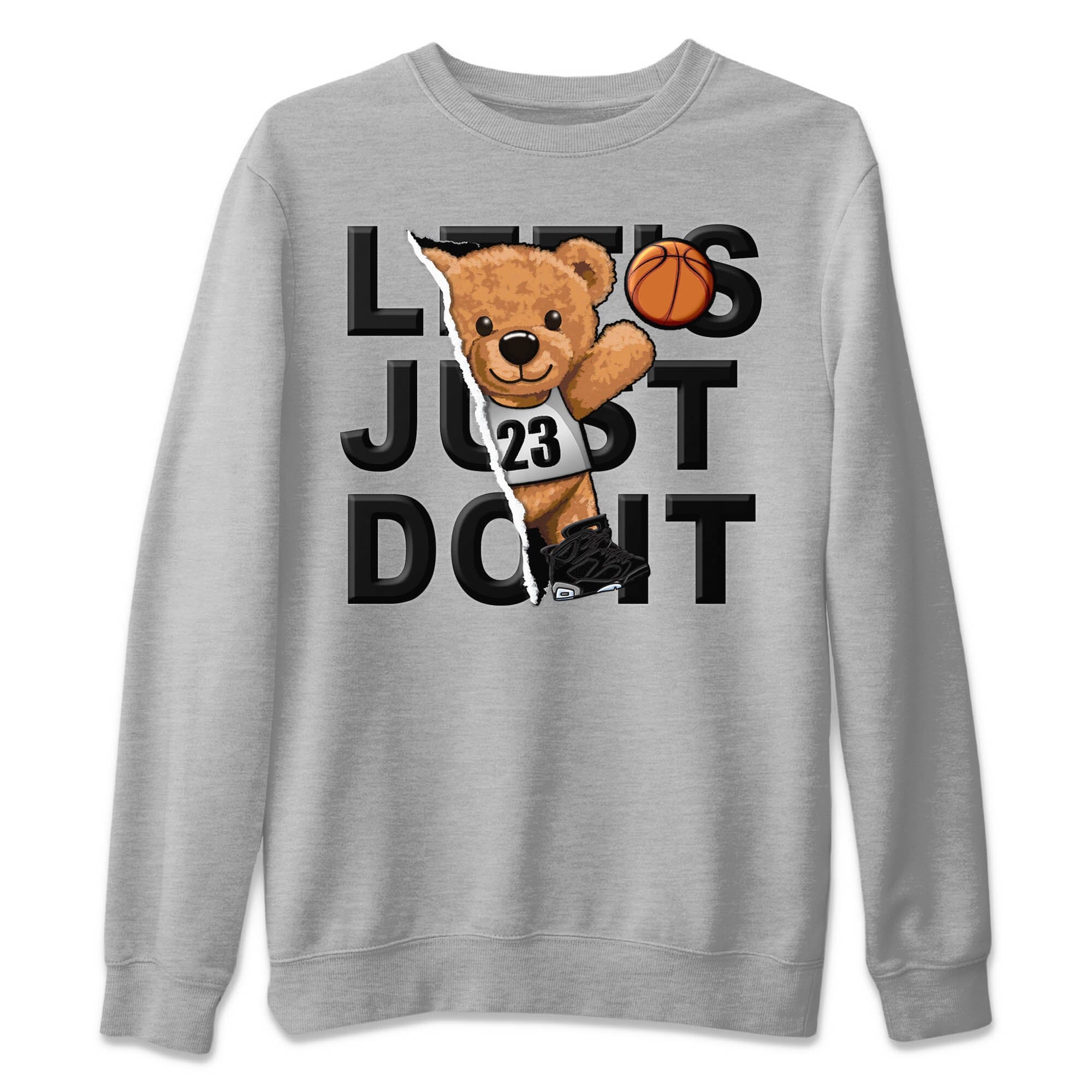 Rip Out bear Unisex Sweater – Air Jordan 6 Chrome, Sneakers Matching Sweater
