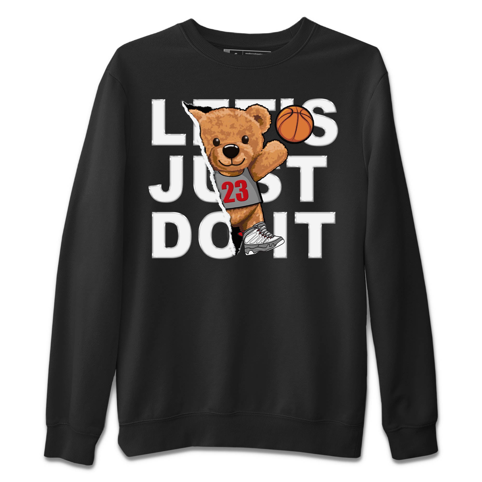 Rip Out Bear Unisex Sweater – Air Jordan 9 Fire Red, Sneakers Matching Sweater