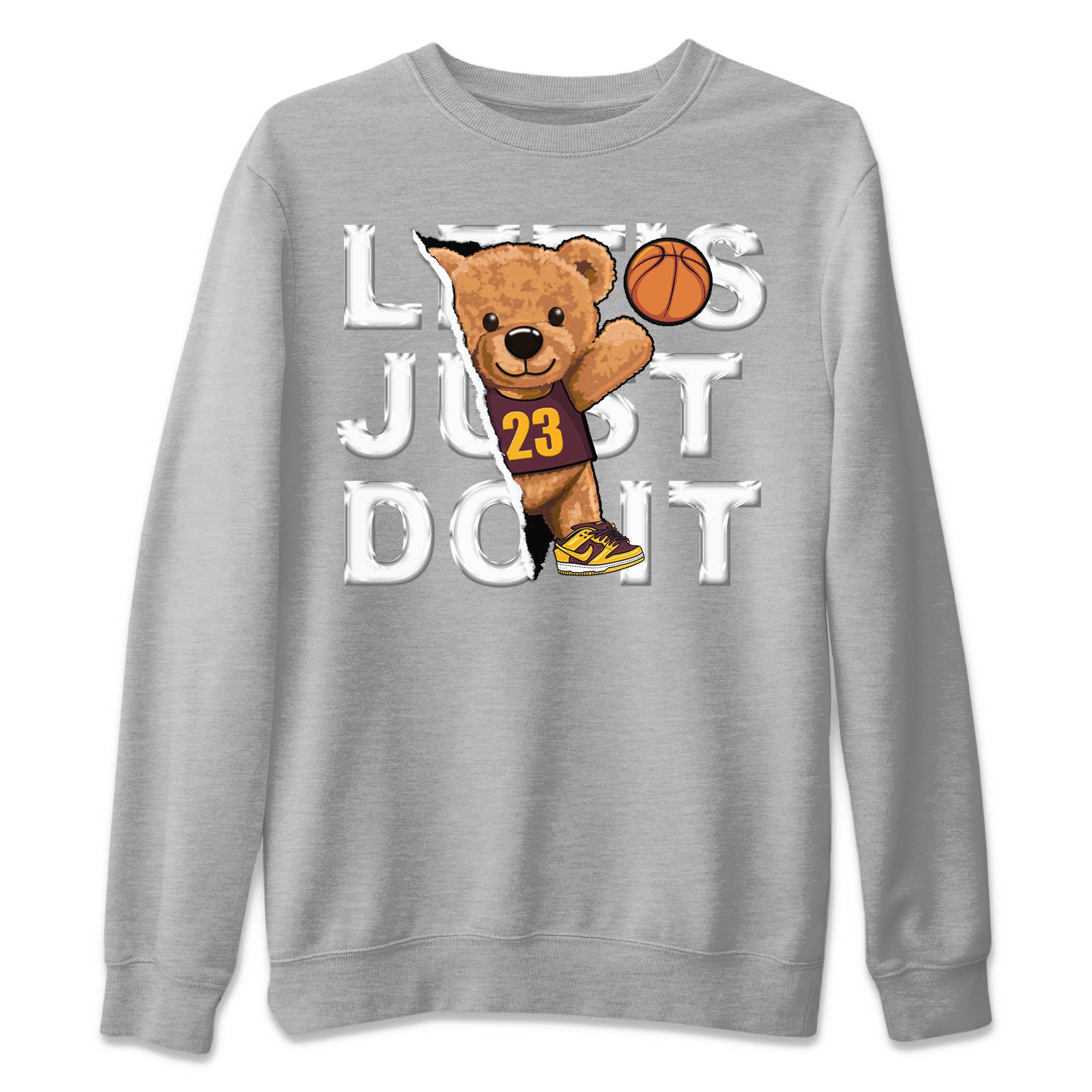 Rip Out Bear Unisex Sweater – Dunk Arizona State, Sneakers Matching Sweater